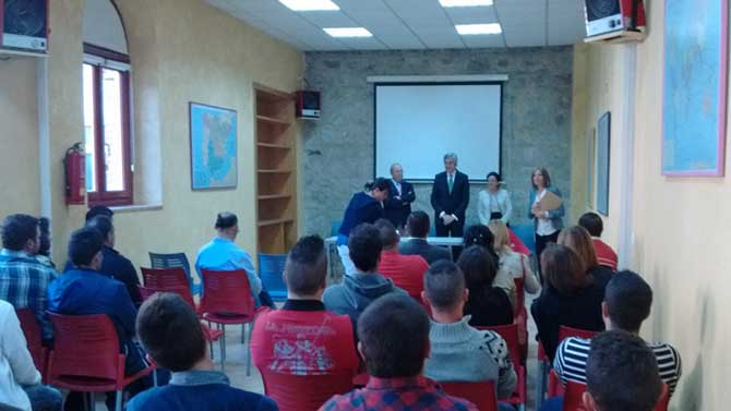 Imagen de archivo de un taller de empleo.