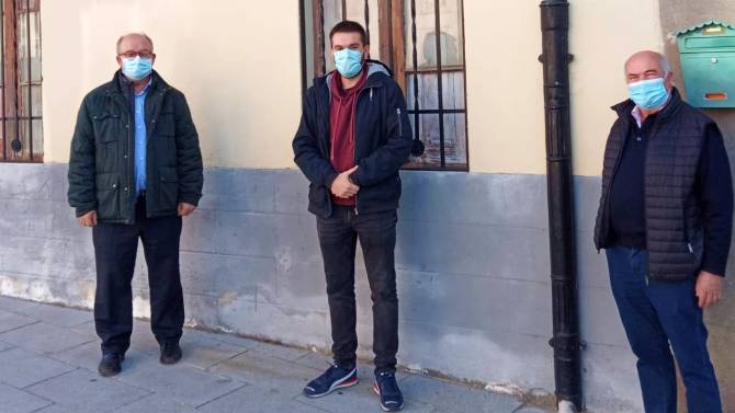 Jesús Caro, Iván Díaz y José Martin en Gilbuena.