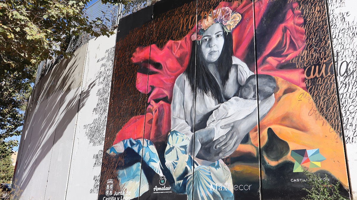 Mural de la Asociación de Madres Lactantes de Ávila (Amalav)
