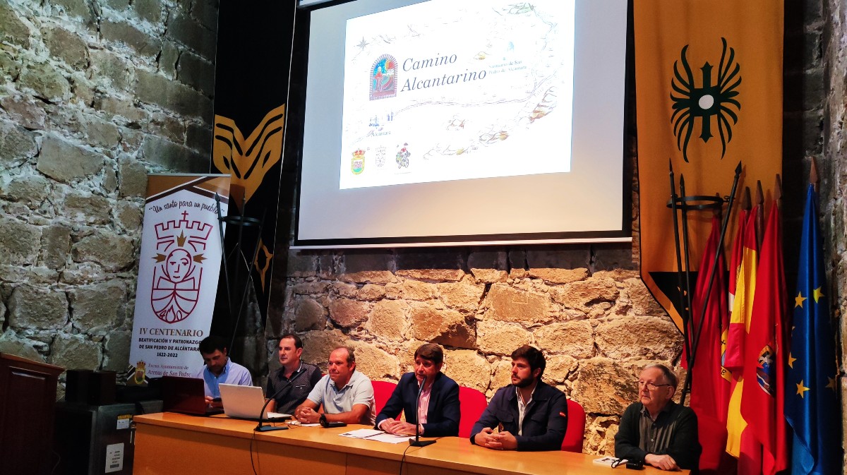 Presentación del 'Camino alcantarino' en Arenas de San Pedro.