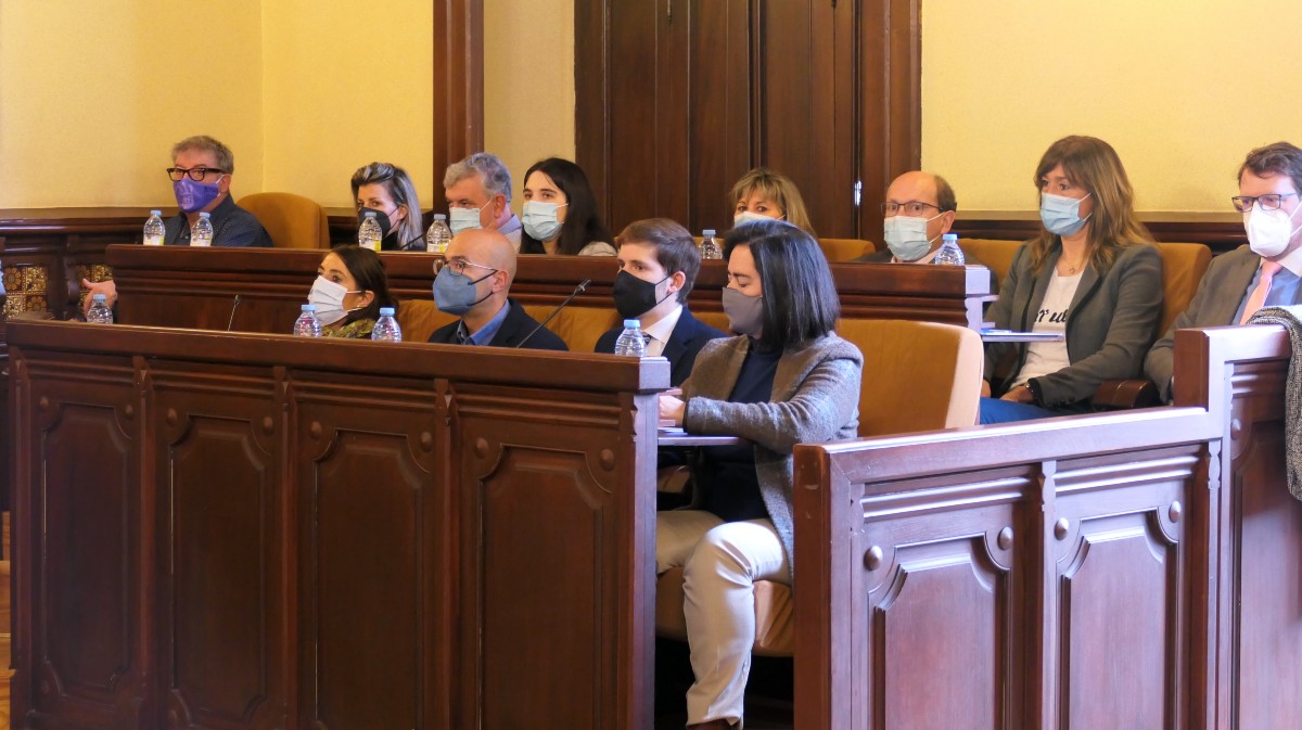 Concejales de la oposición en el Ayuntamiento de Ávila.