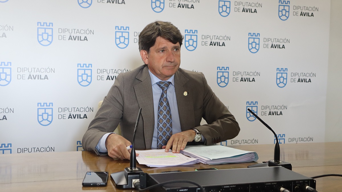 Juan Carlos Sánchez Mesón, portavoz de la Diputación de Ávila