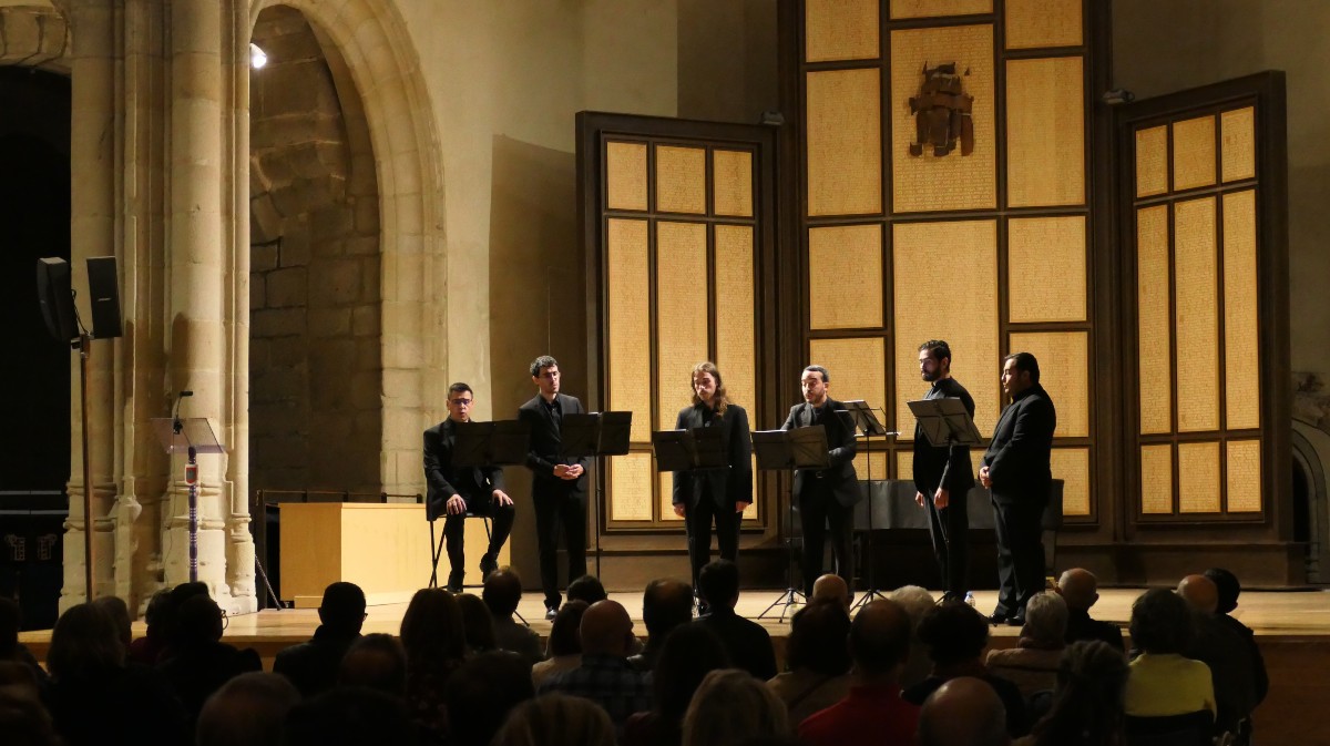 Recital del Chola Cantorum Paradisi Portae en las Jornadas de Canto Gregoriano.