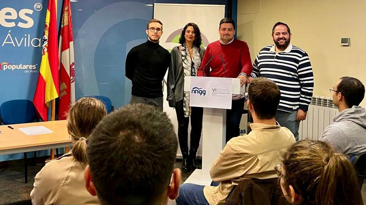 Junta Directiva de Nuevas Generaciones que ha convocado el congreso provincial.