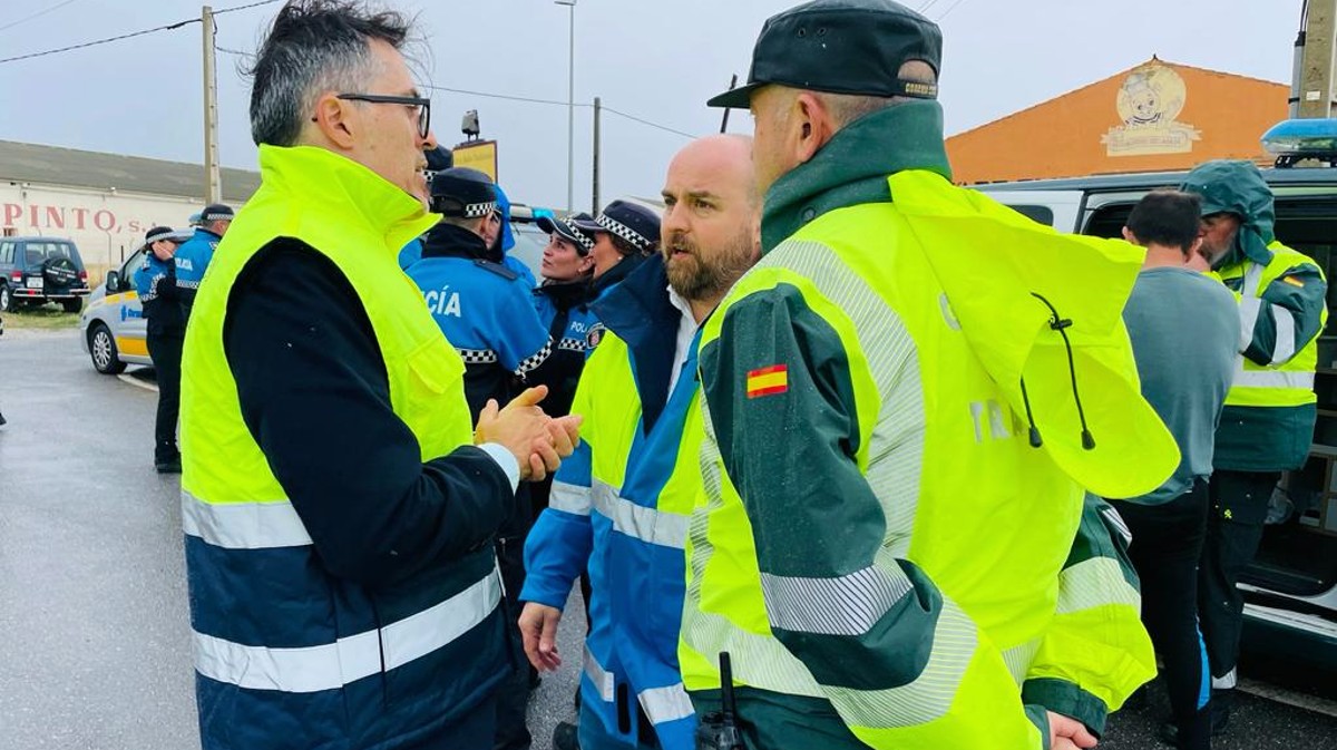 Control preventivo en la Nacional 110 para las prácticas de policías locales.