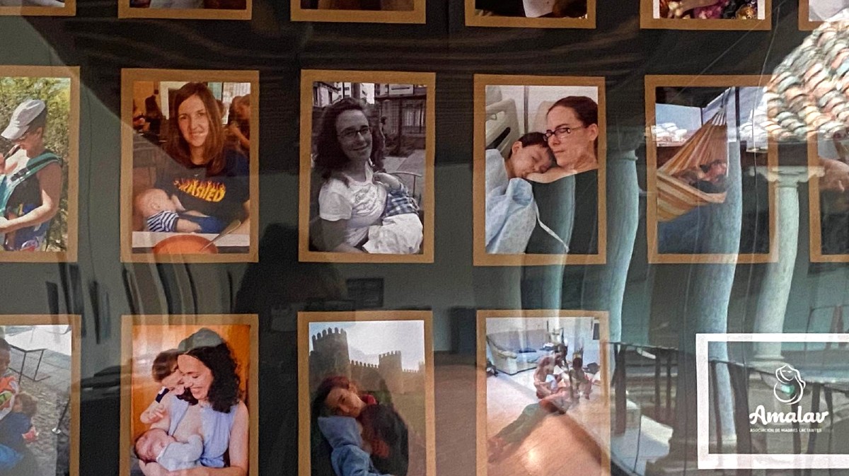 Exposición de la Semana de la Lactancia Materna en el Palacio de los Verdugo.