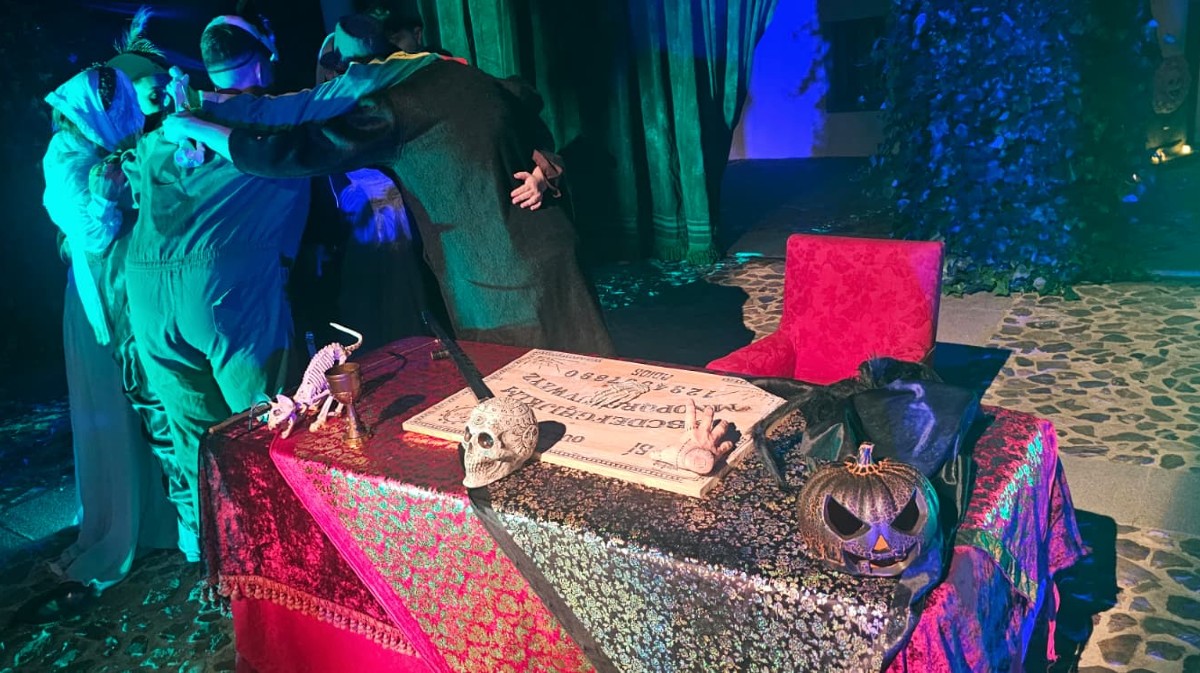 Pasaje del terror en el palacio de Los Verdugo.