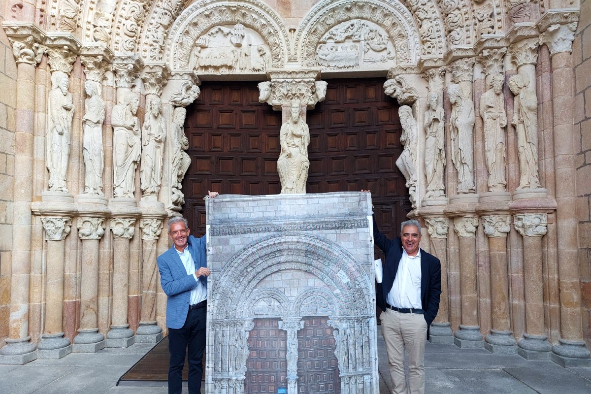 Restauración de la fachada de San Vicente.