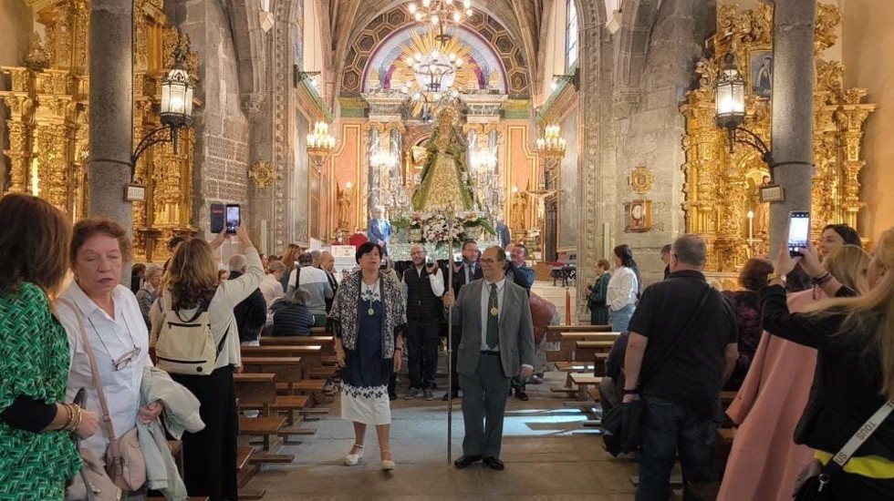 Fiesta de la ofrenda de ‘La Serrecilla’ en el santuario de Sonsoles. Foto: @j.technotronic.