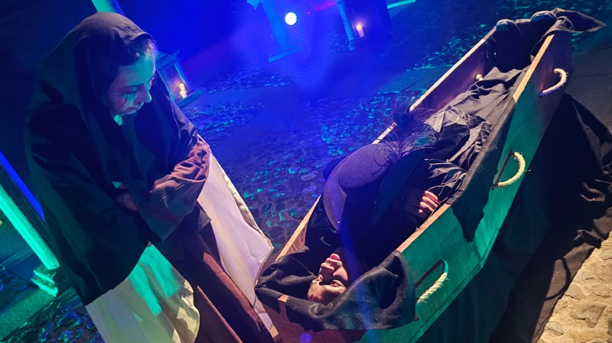 Pasaje del terror en el palacio de Los Verdugo.