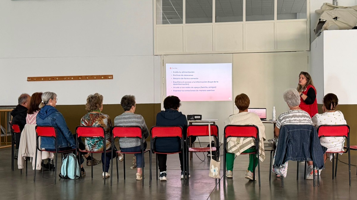 Taller de Cruz Roja en Adanero.