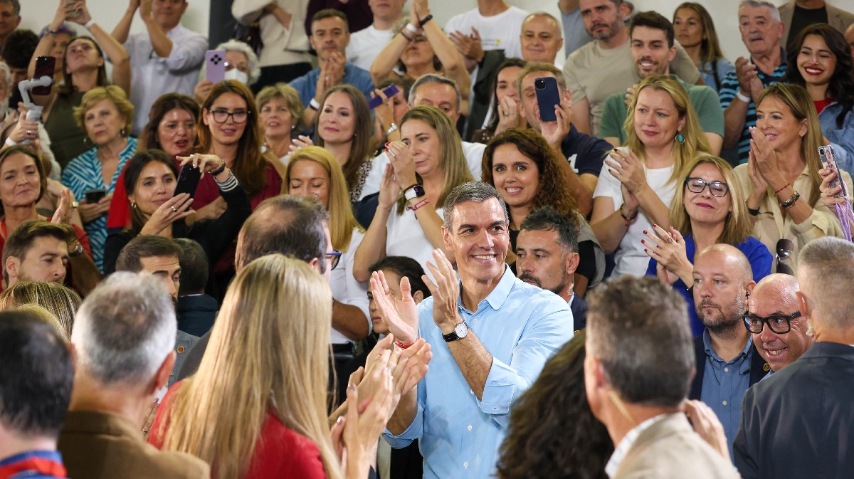 Pedro S&aacute;nchez en Fuenlabrada (Madrid)  tras el Comit&eacute; Federal.