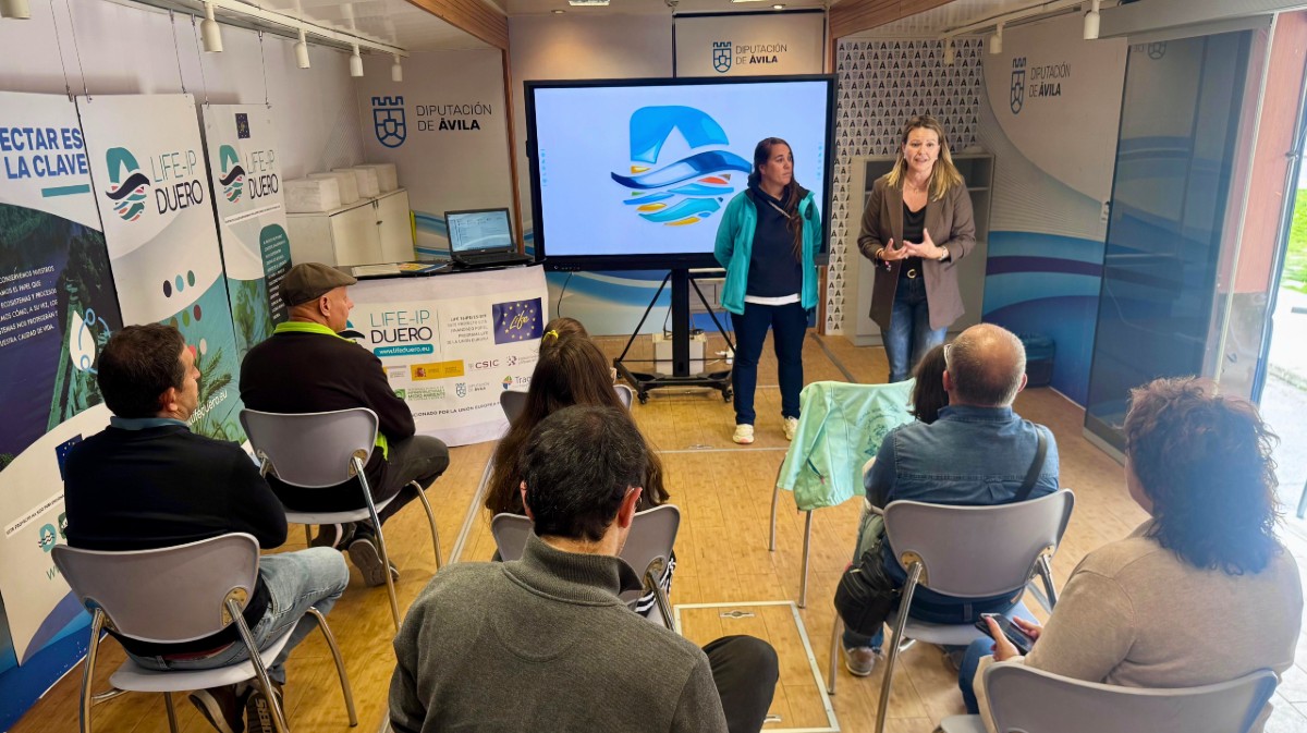 Jornada sobre el agua en Paradinas de San Juan (Salamanca).