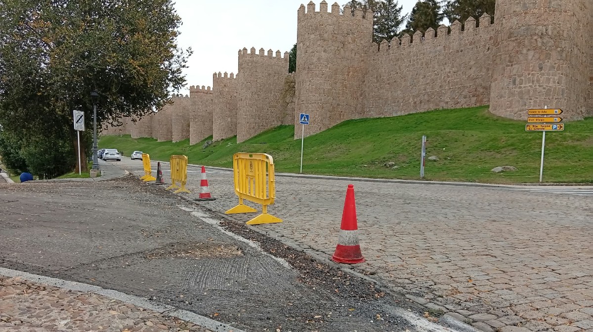 Comienzo de la Operaci&oacute;n Asfalto cerca de la avenida de Madrid.