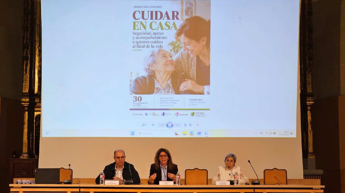 Jornada &lsquo;Cuidar en casa: seguridad, apoyo y acompa&ntilde;amiento a quienes cuidan al final de la vida&rsquo;.