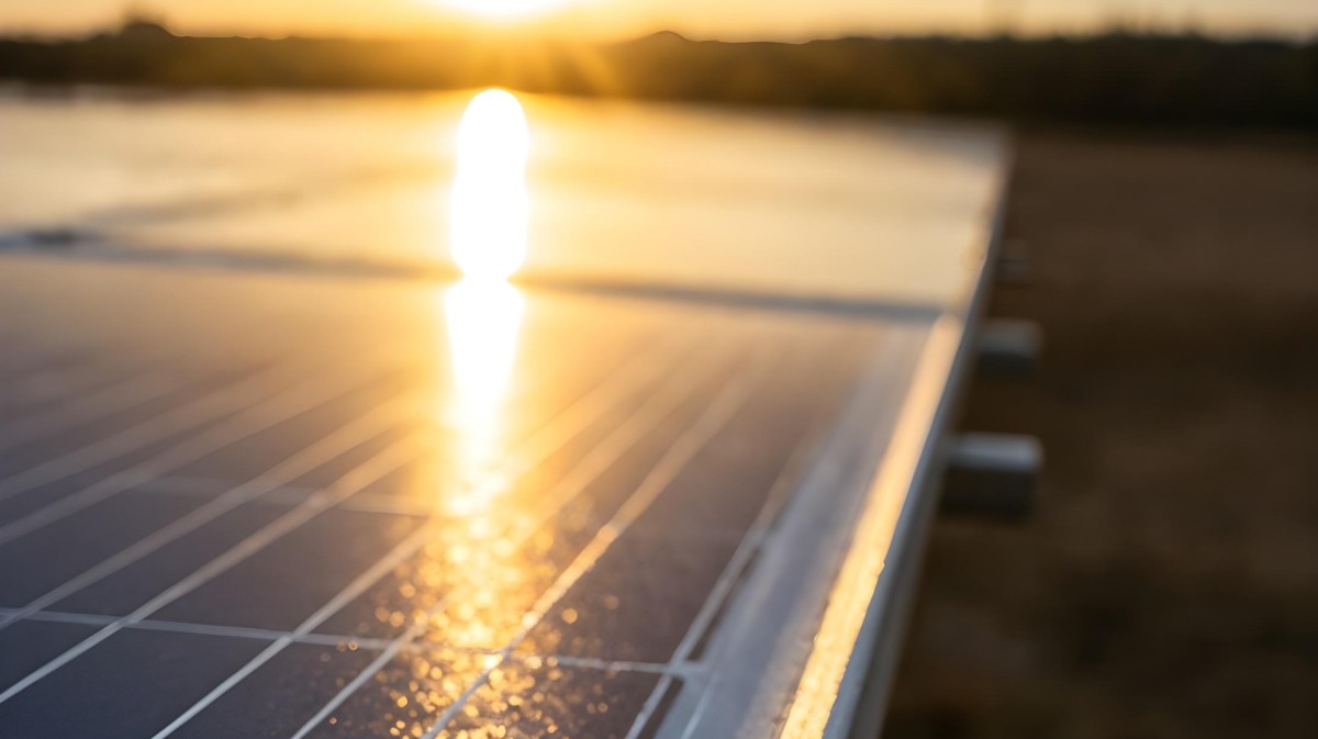 Imagen de archivo de una planta fotovoltaica.