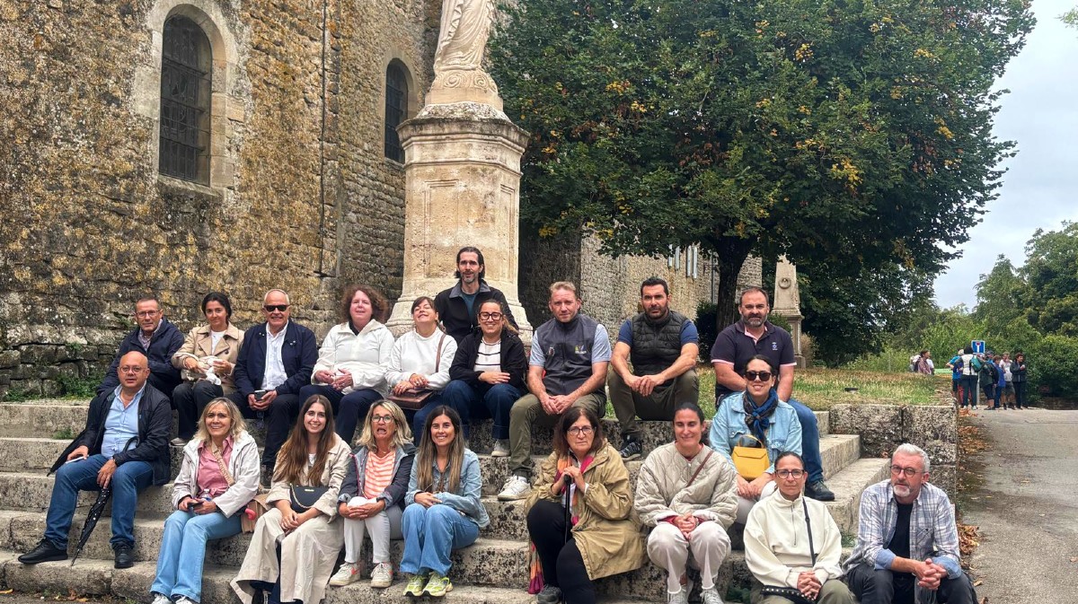 Participantes en el Encuentro Transnacional de AgroTour Sudoe, en Millau (Francia).