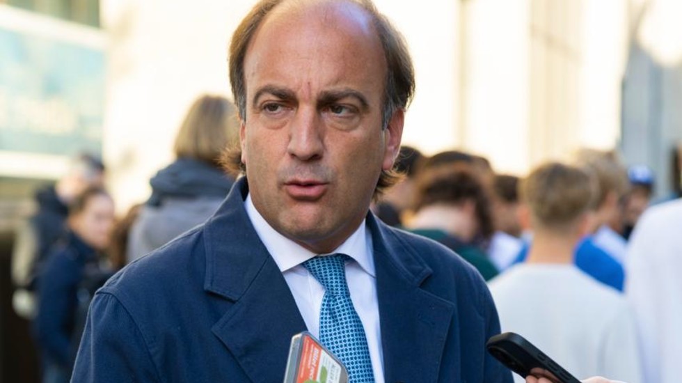 El consjero de Agricultura en Bruselas.