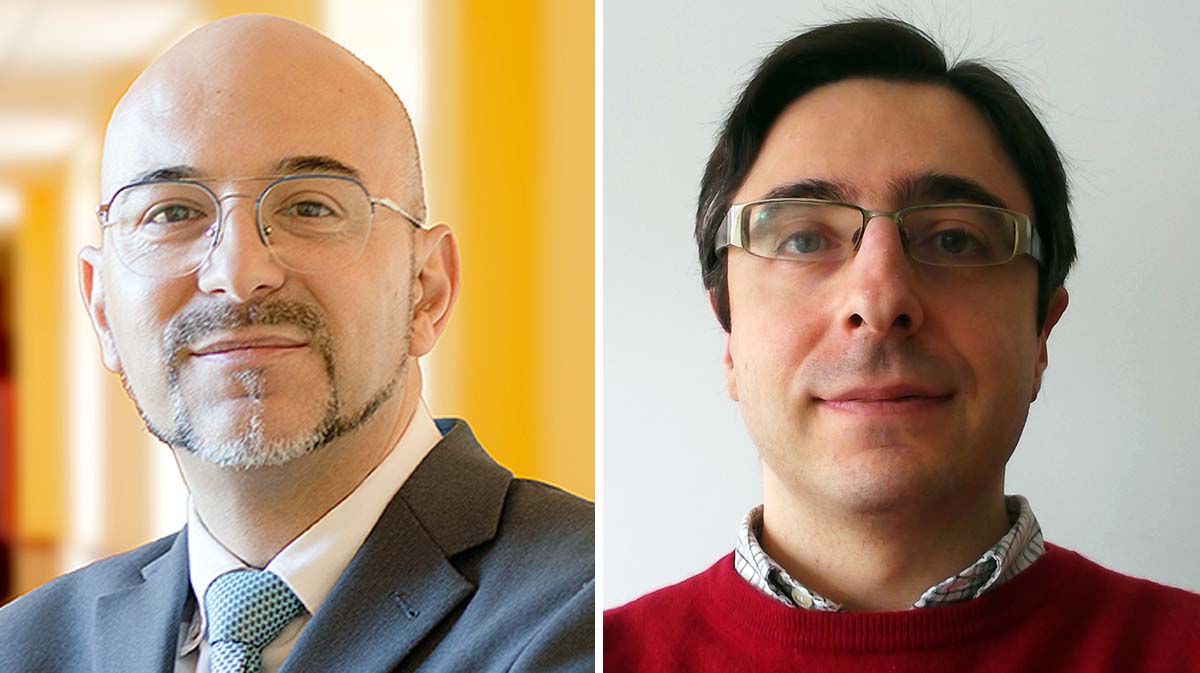 Diego Vergara y &Aacute;lvaro Ant&oacute;n, docentes de la UCAV.