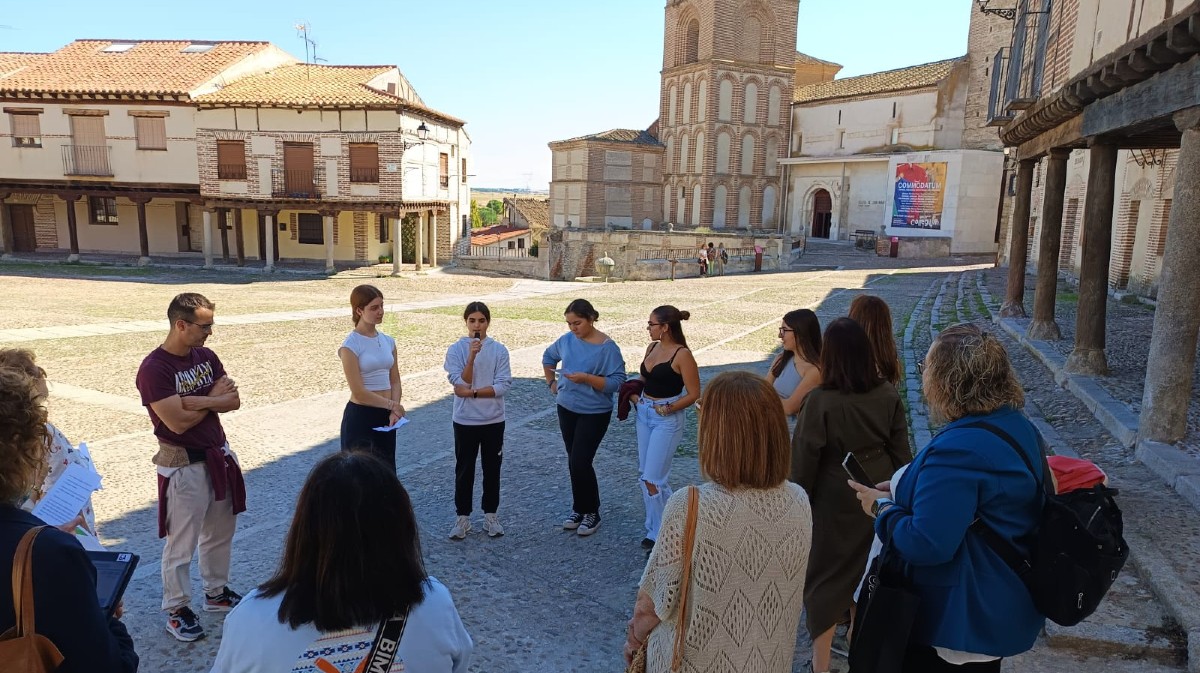 Ruta del proyecto 'NarrArte Ar&eacute;valo' del IES Adaja.