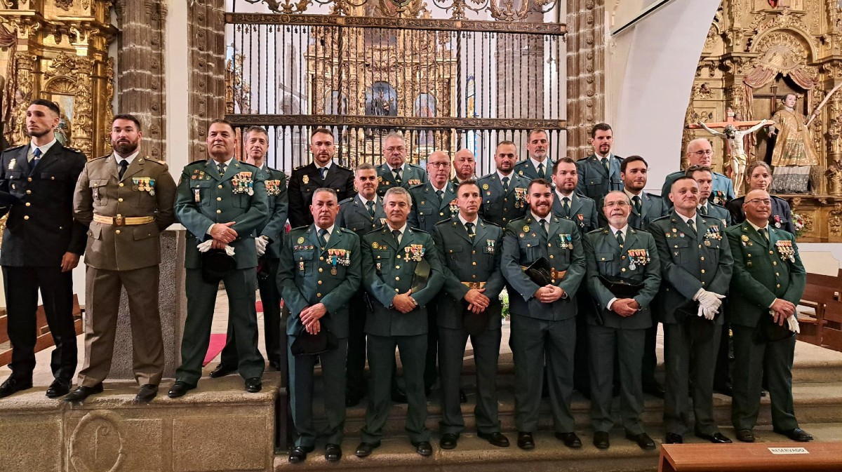 Festividad de la Guardia Civil en Ar&eacute;valo.