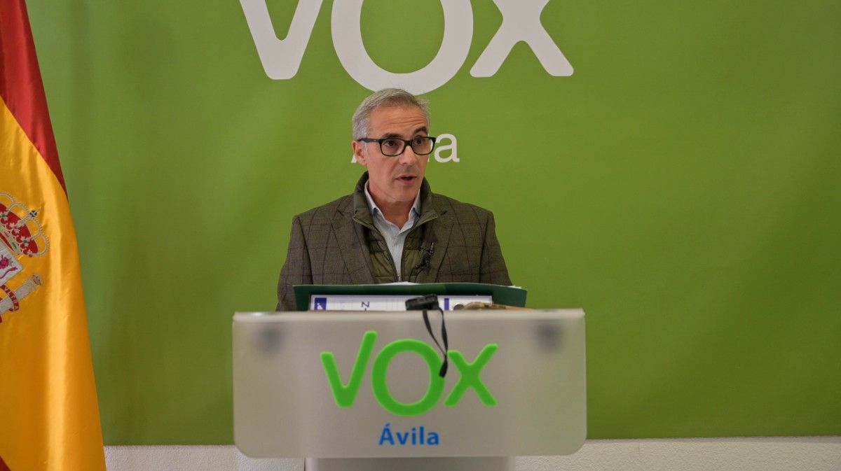 Jos&eacute; Antonio Palomo en rueda de prensa.