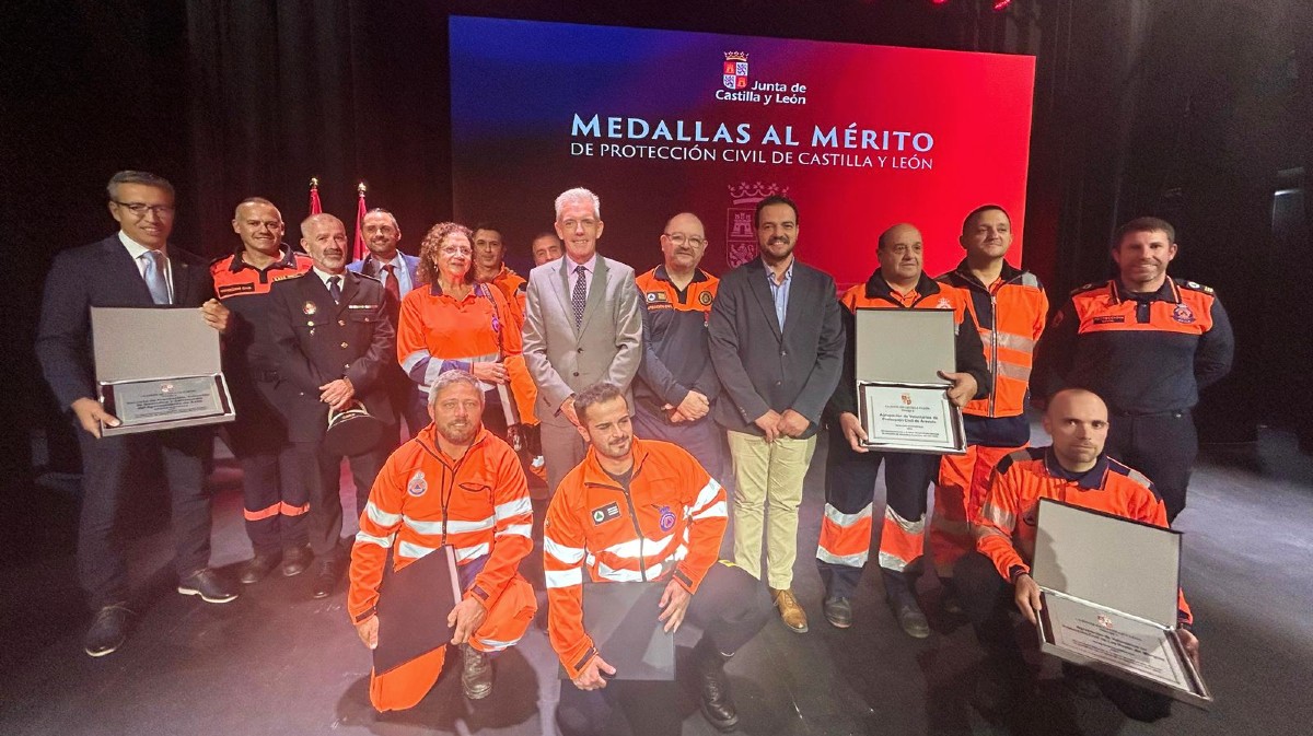 Entrega de las Medallas al M&eacute;rito de la Protecci&oacute;n Ciudadana de Castilla y Le&oacute;n.