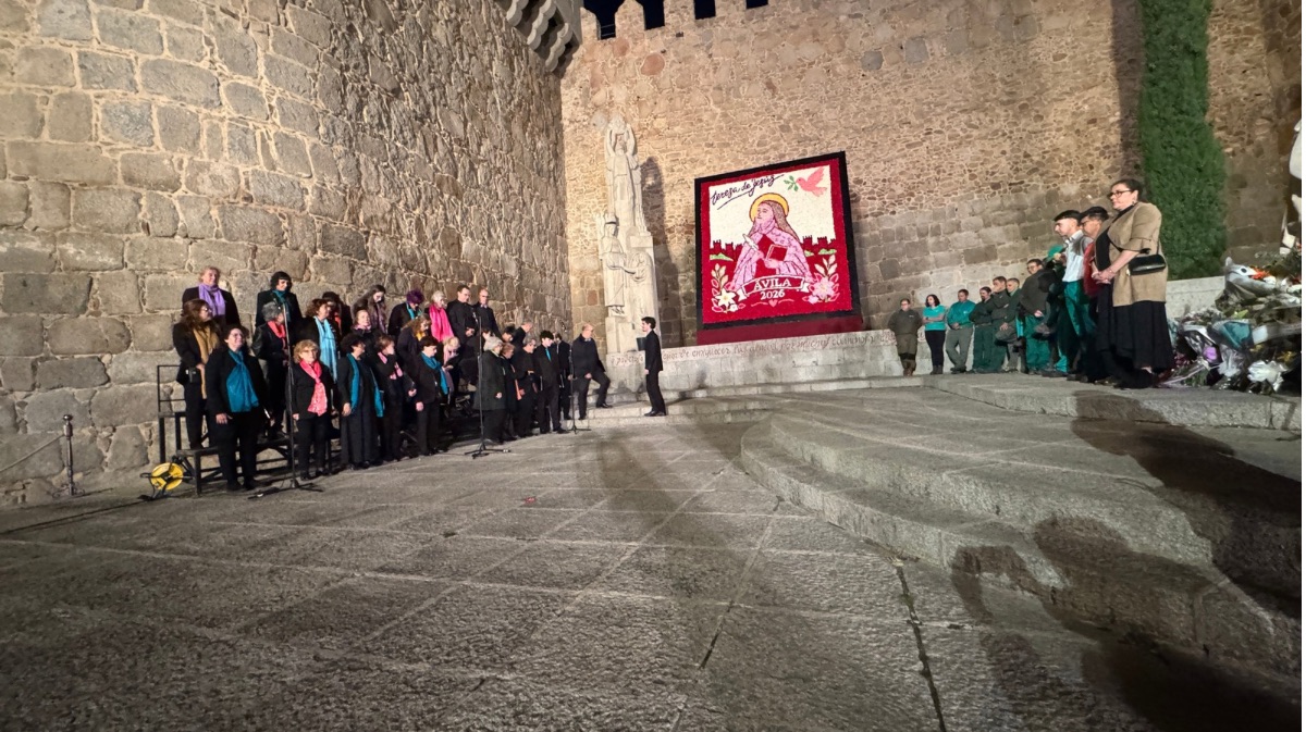 Coral Amicus Meus durante la ofrenda