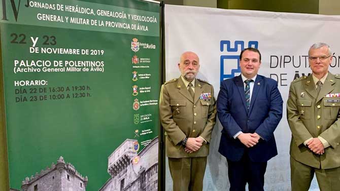 Presentación de las Jornadas de Heráldica, Genealogía y Vexicología de Ávila.