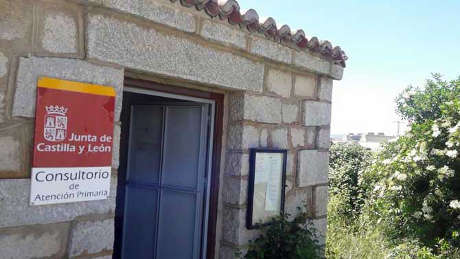 Consultorio médico local en una localidad de Ávila.