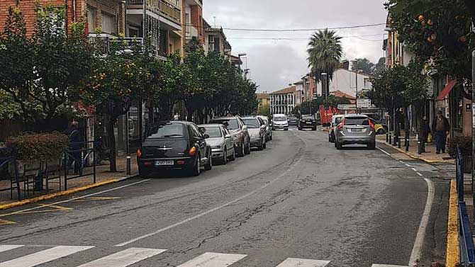 Avenida de la Aviación Española en Candeleda.