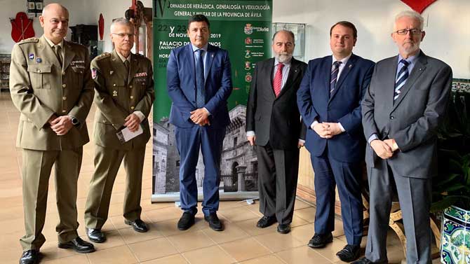 Jornadas de Her&aacute;ldica, Genealog&iacute;a y Vexilolog&iacute;a Militar de &Aacute;vila.