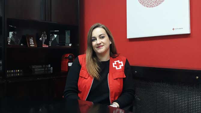Sara González, coordinadora provincial de Cruz Roja.