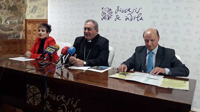 Presentación de los datos económicos de la diócesis de Ávila.