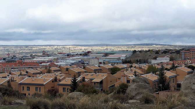 Vista del barrio de Las Hervencias.