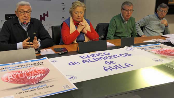 Presentación de la 'Gran recogida de alimentos'.