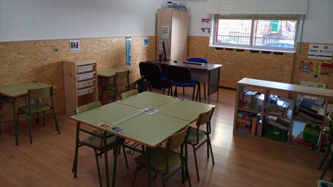 Aula Trébol de Autismo Ávila.
