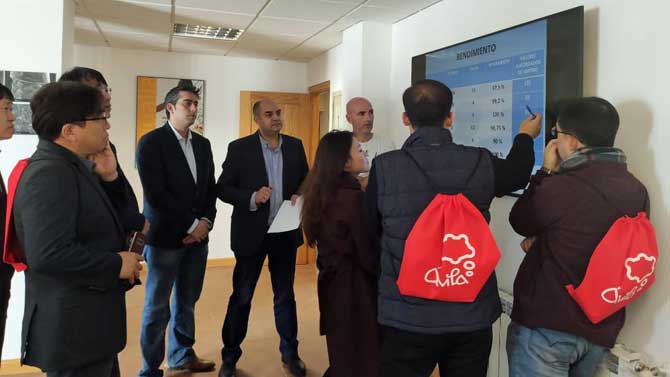 Representantes del Ayuntamiento de Gapyeong (Corea del Sur) conocen la depuradora de Ávila.