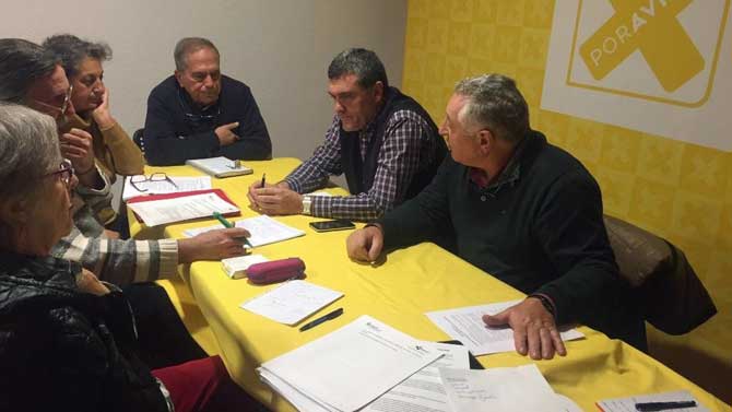 Reuni&oacute;n de la Plataforma por la Sanidad del Ti&eacute;tar y Por &Aacute;vila.