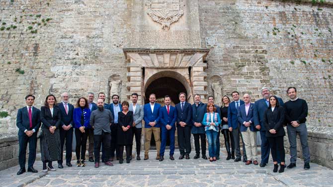 Asamblea de alcaldes de las Ciudades Patrimonio en Ibiza.