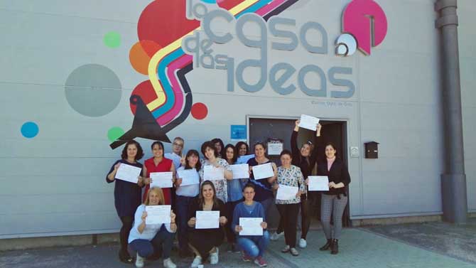 Alumnos del último curso de Espávila.