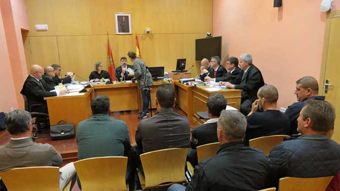 Primera sesión del juicio por furtivismo en Gredos.