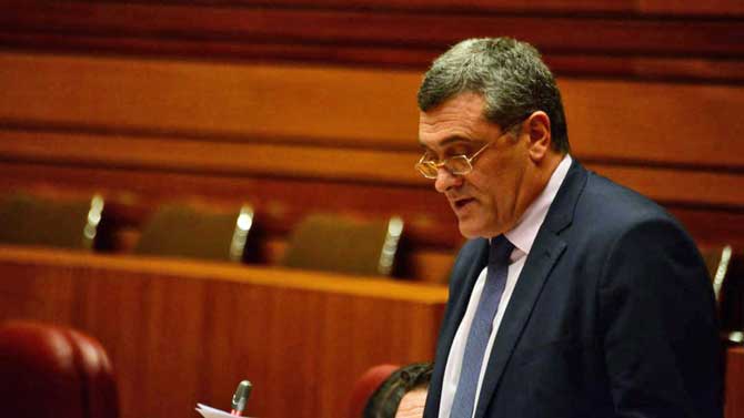 Pedro Pascual en las Cortes.