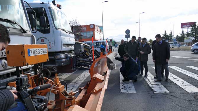 El alcalde presenta el Plan de Nevadas.