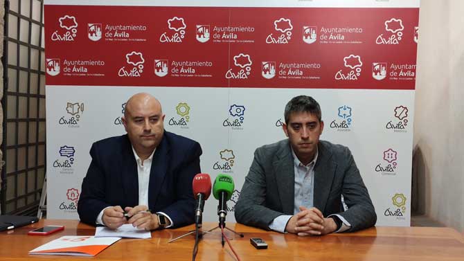 Carlos López y Alberto Burgos, concejales de Ciudadanos.