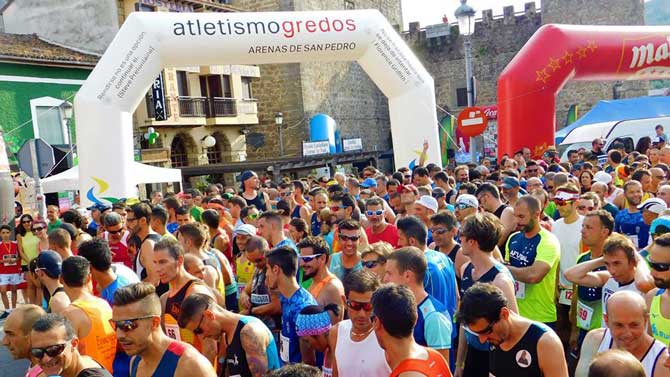 Imagen de archivo de una prueba del Club de Atletismo Gredos.