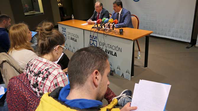 Presentación del proyecto de Presupuestos de la Diputación de Ávila.