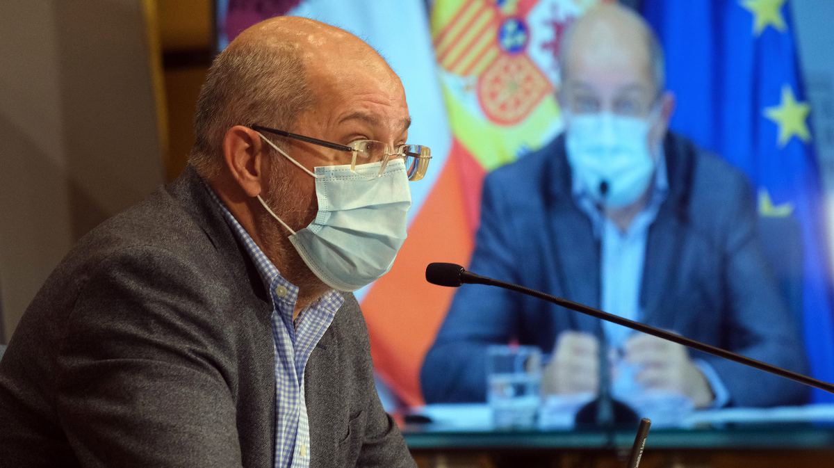 Francisco Igea tras el Consejo de Gobierno.
