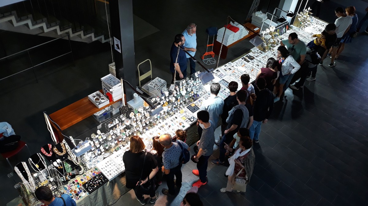 Feria de Minerales de Ávila en 2019.