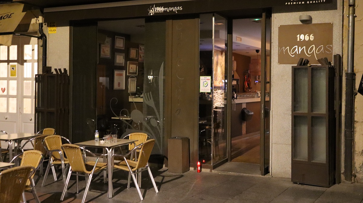 Terrazas (imagen de la manifestación por la subida de los precios energéticos)